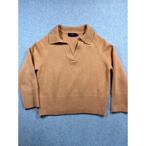 arch4 Cashmere Collared V-Neck Sweater Medium